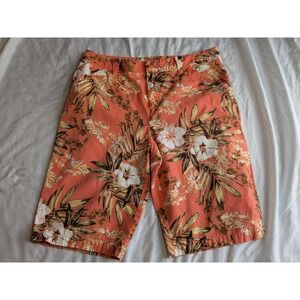 Caribbean Joe Women's Floral Multicolor Shorts Size 14